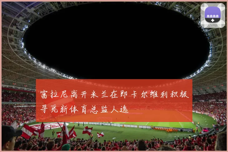 富拉尼离开米兰在即卡尔维利积极寻觅新体育总监人选