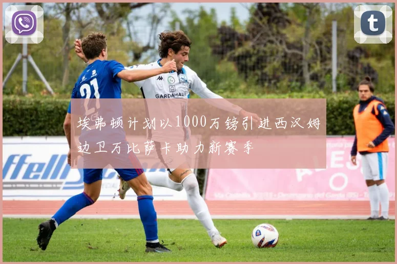 埃弗顿计划以1000万镑引进西汉姆边卫万比萨卡助力新赛季
